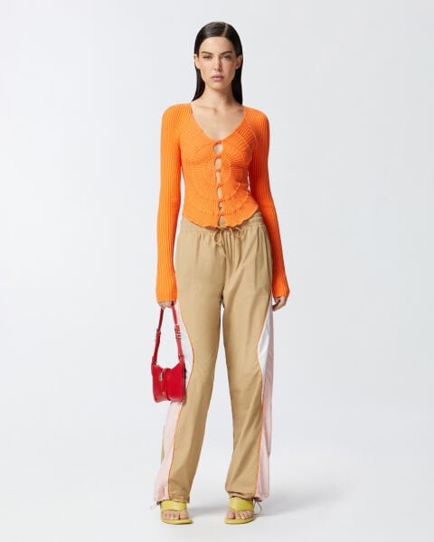 Fitilli Slim Fit Hırka