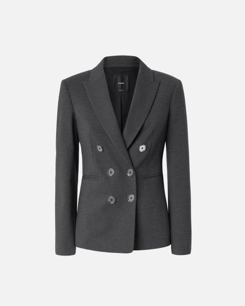 Kruvaze Teknik Kumaş Blazer