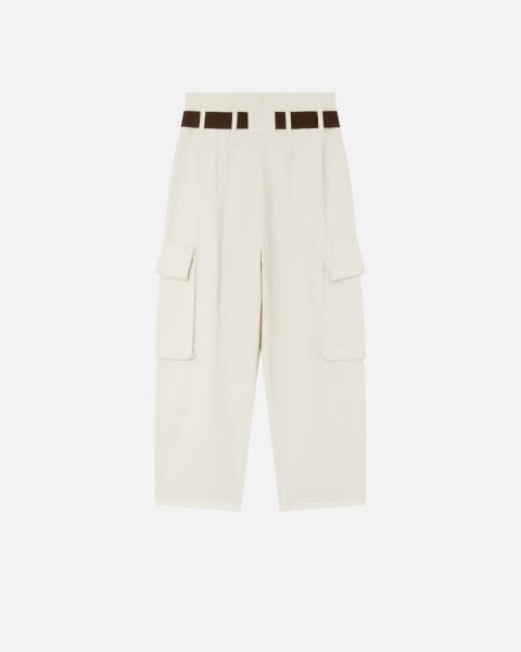 Kemerli Oversize Kargo Pantolon