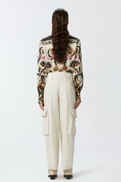 Kemerli Oversize Kargo Pantolon