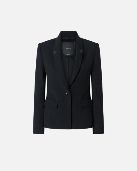 Yünlü Streç Blazer Ceket