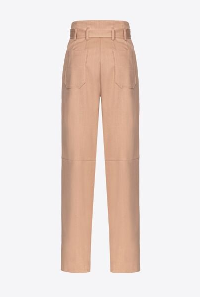 Kemerli Flanel Pantolon