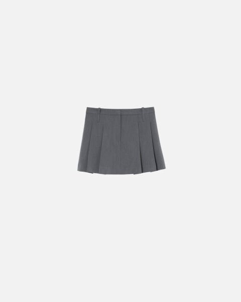 Pileli Mini Etek