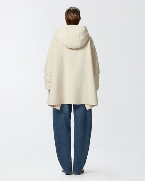 Oversize Yün Pelerin