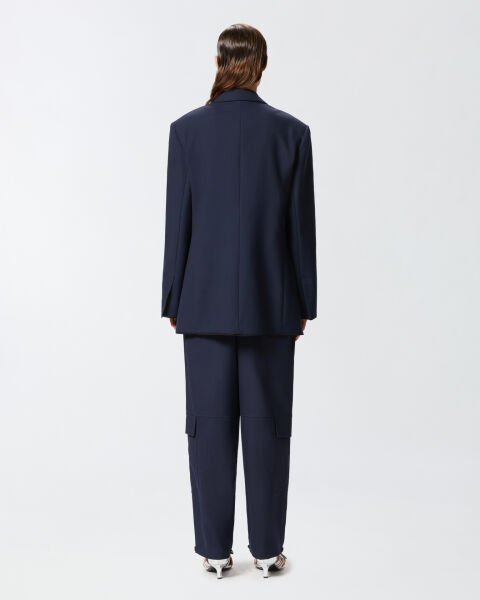 Çapraz Bağlamalı Blazer Ceket