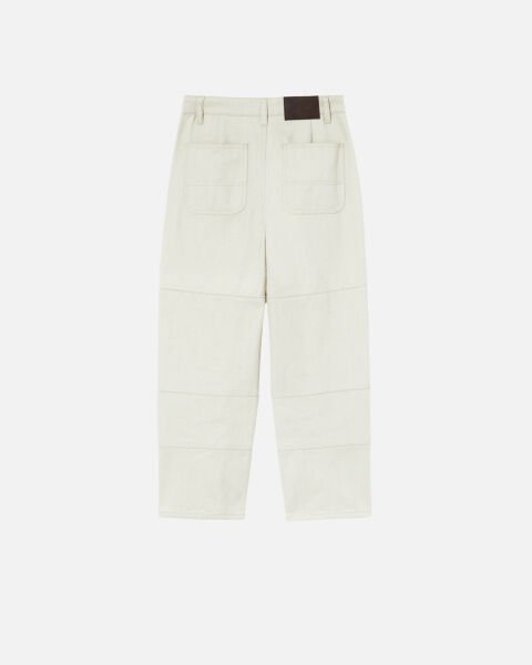 Çivi Detaylı Denim Pantolon
