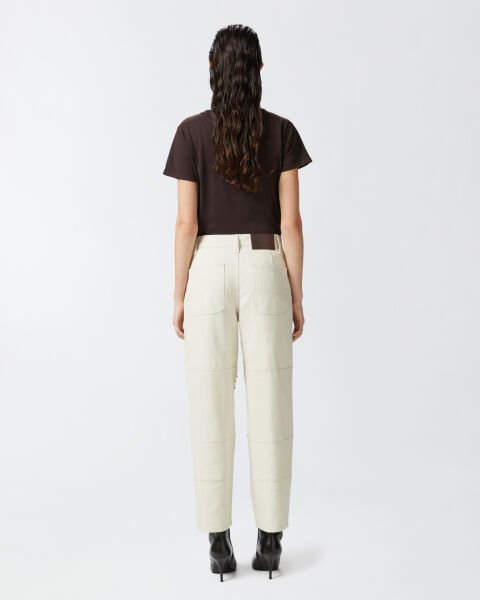 Çivi Detaylı Denim Pantolon