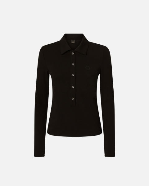 Logo Detaylı Uzun Kollu Polo T Shirt