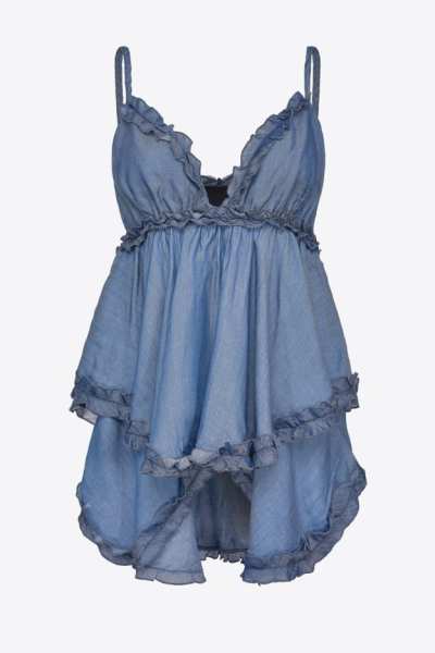Lyocell Denim Bluz