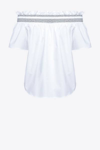 Poplin Straplez Bluz