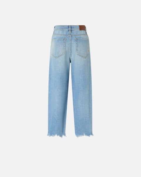 Püskül Detaylı Denim Pantolon LACİVERT - 26