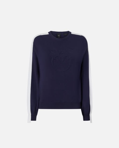 Bisiklet Yaka Geniş Kollu Sweatshirt