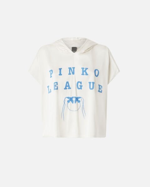 PINKO Logo Baskılı Kapişonlu Bluz