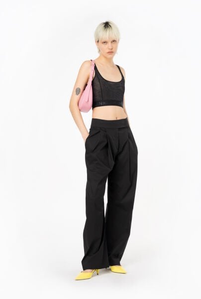 ﻿Geniş Paça Poplin Pantolon