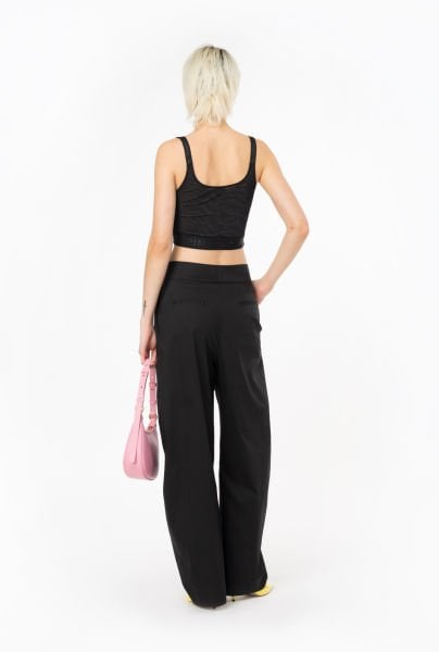 ﻿Geniş Paça Poplin Pantolon