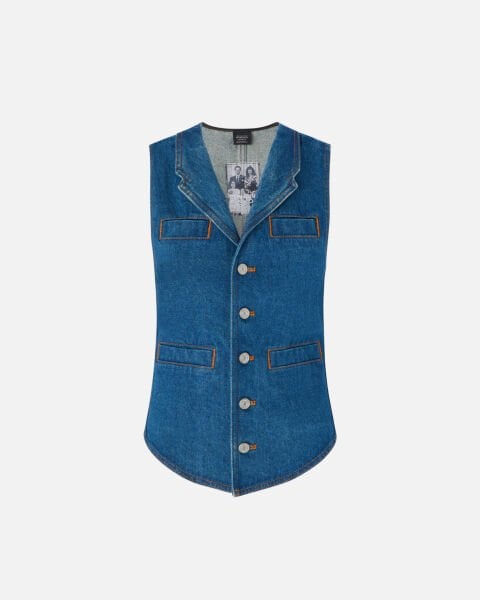PINKO X Patrick McDowell Denim Yelek