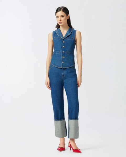 PINKO X Patrick McDowell Denim Pantolon