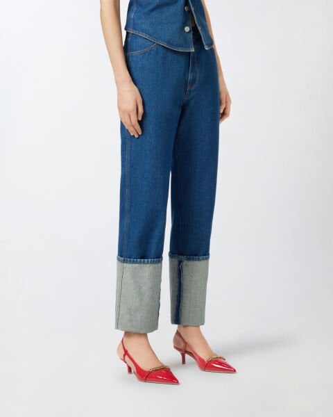 PINKO X Patrick McDowell Denim Pantolon