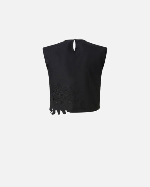 Nakış Detaylı Crop Bluz