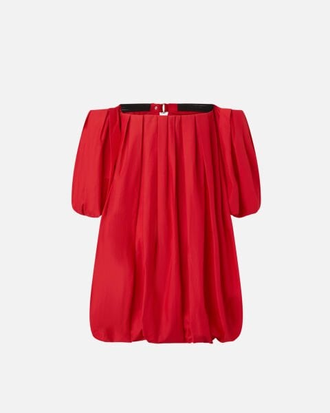 Balon Poplin Mini Elbise