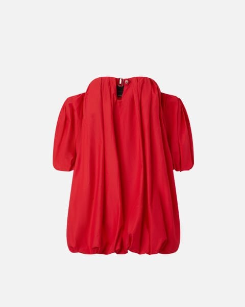 Balon Poplin Mini Elbise