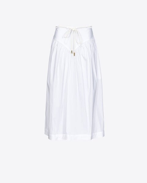 Poplin Midi Etek