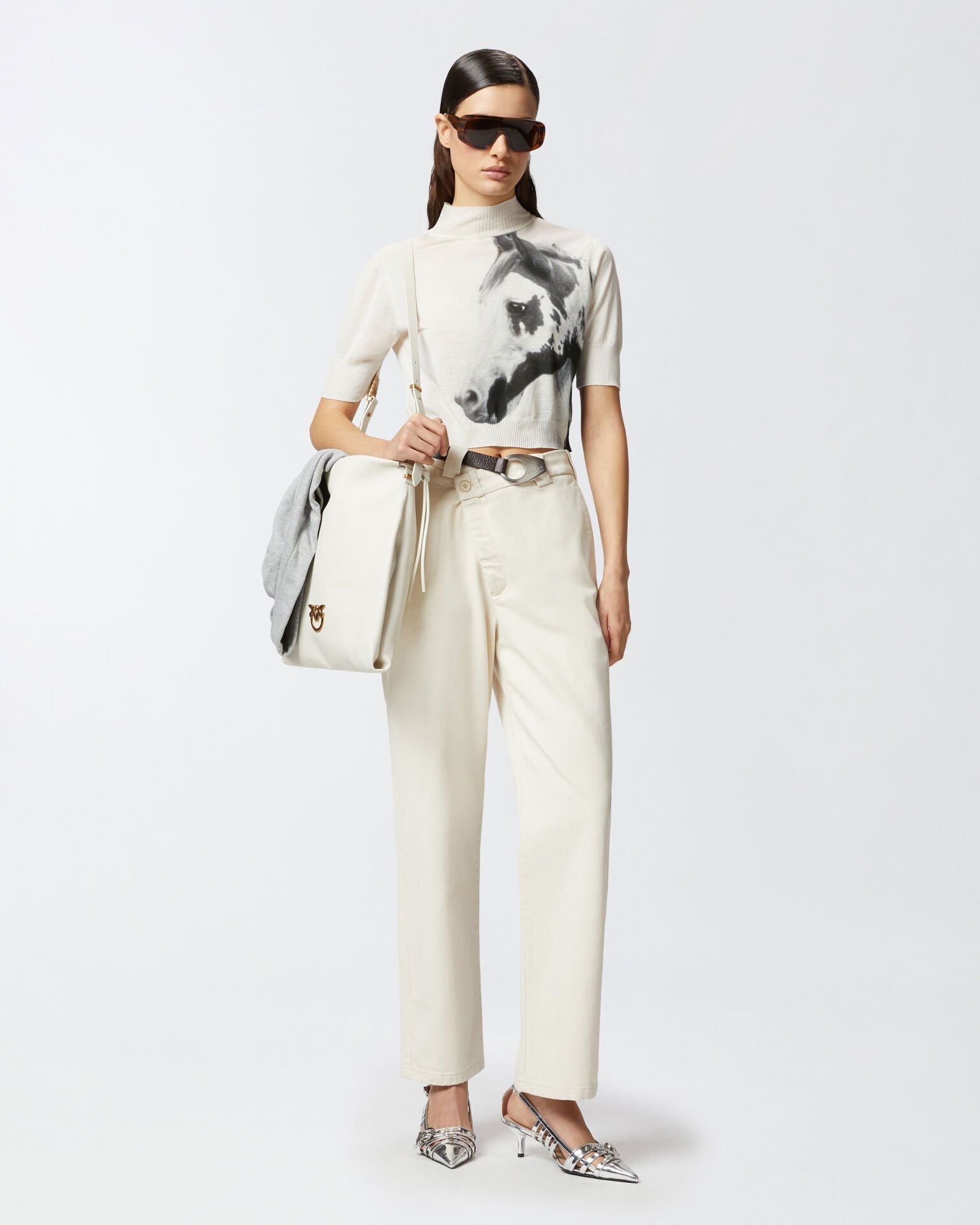Reimagine by PINKO X Patrick McDowell Kemerli Pantolon