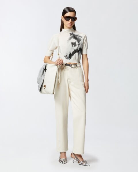 Reimagine by PINKO X Patrick McDowell Kemerli Pantolon