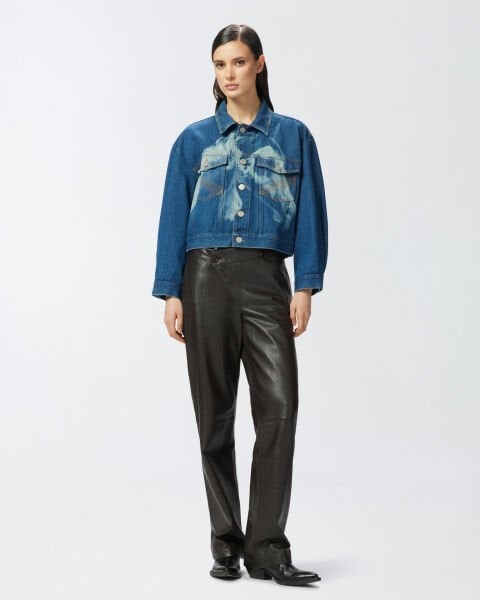 Reimagine by PINKO X Patrick McDowell Denim Ceket