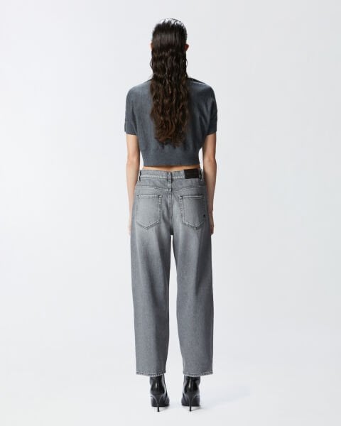 Yıpratılmış Detaylı Denim Jean